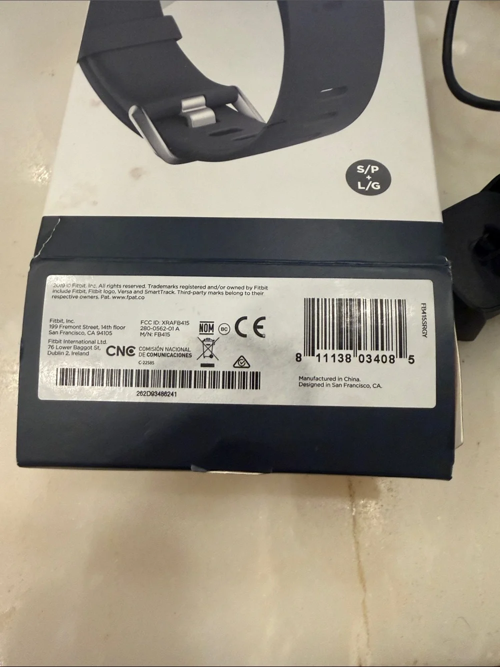fitbit Versa Lite Edition Smartwatch - Black Band, Silver Case